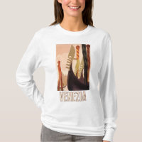 Vintage Venezia Italy Travel Art Venice Gondola