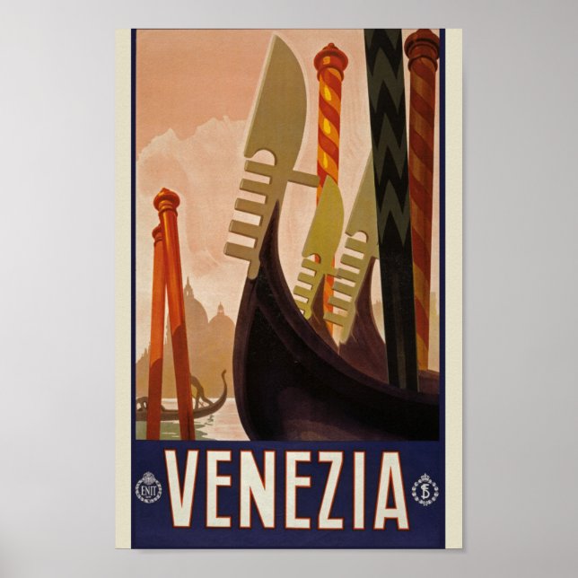 Vintage Venezia Poster - Italy (Front)