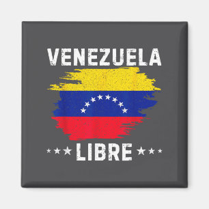 Vintage Venezuela Libre 2026 Venezuela Flag  Magnet