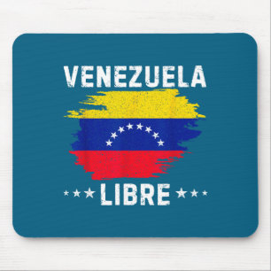 Vintage Venezuela Libre 2026 Venezuela Flag Mouse Pad
