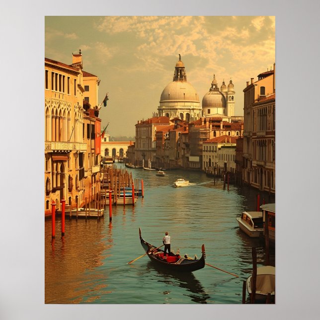 Vintage Venice: A Timeless Poster (Front)