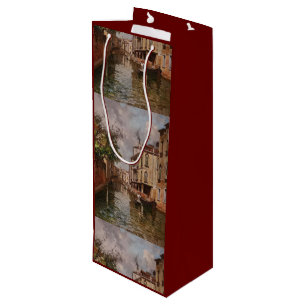 Vintage Venice Antonio Leto Venetian Canal Wine Gift Bag
