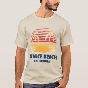 Vintage Venice Beach Sunset California Surf T-Shirt