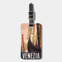 Vintage Venice Italy Gondola Travel