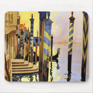 Vintage Venice Italy Travel Mousepad
