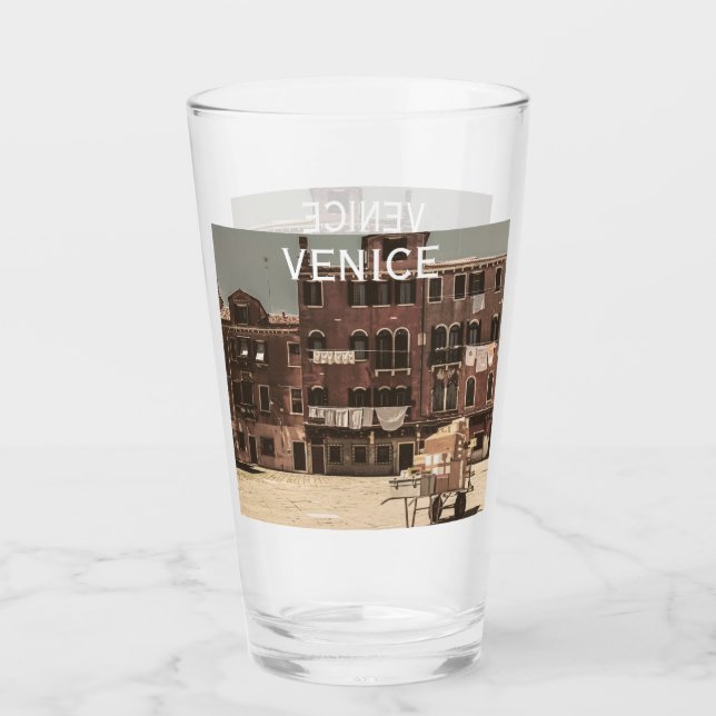 Vintage Venice landscape Glass (Front)