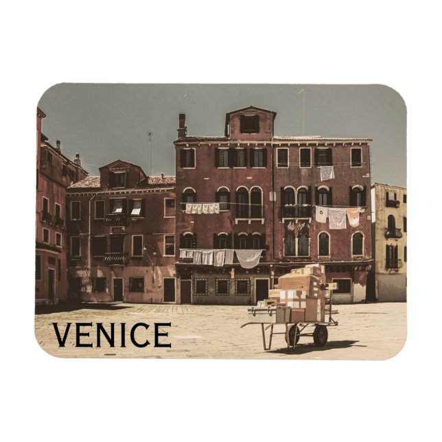 Vintage Venice photo Magnet (Horizontal)