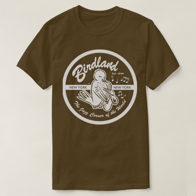 Vintage Venue Birdland Jazz Club 2 T-Shirt (Design Front)