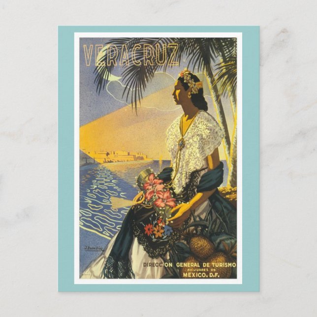 Vintage Veracruz Postcard (Front)