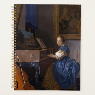 Vintage Vermeer Baroque Music Scene Art Planner