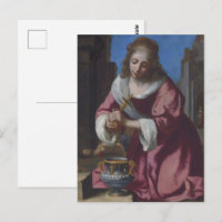 Vintage Vermeer Religious Baroque Fine Art