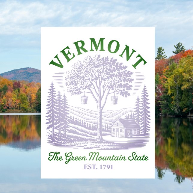 Vintage Vermont Maple Sugar Shack Postcard (Vintage Vermont Maple Sugar Shack Postcard
)