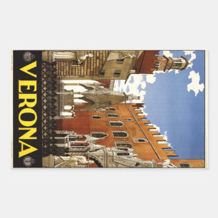 Vintage Verona Italy stickers