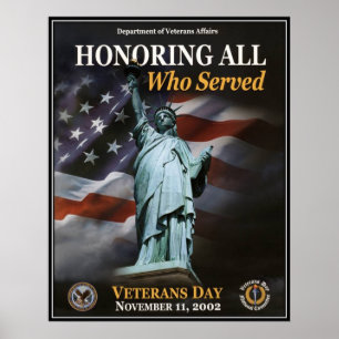 Vintage Veterans day, 2002 - Poster