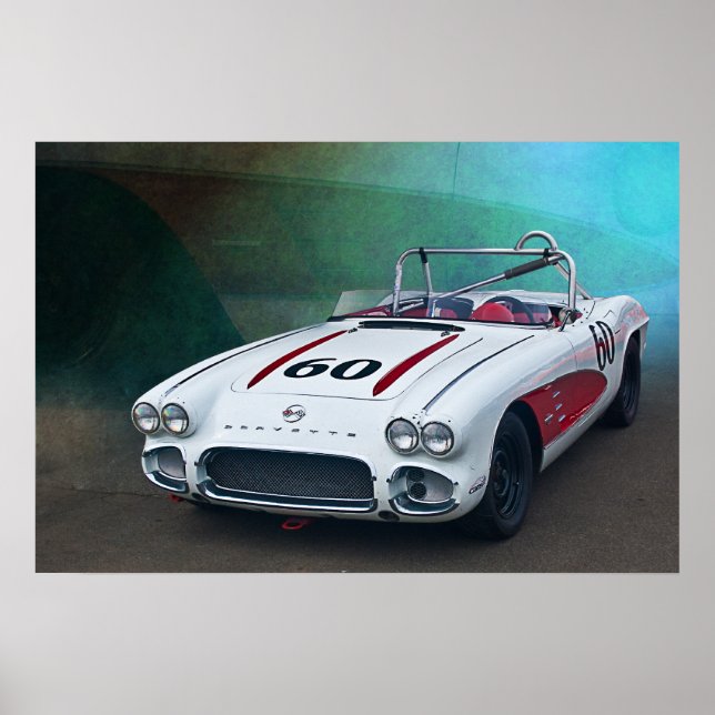 Vintage Vette Poster (Front)