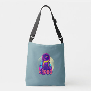 Vintage Vibe 1980s Inspired Cross-Body Bag
