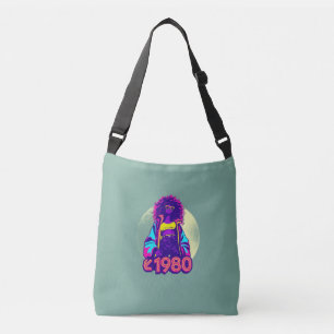 Vintage Vibe 1980s Inspired Cross-Body Bag