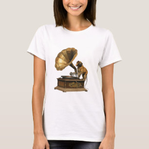 Vintage Vibes: Monkey DJ with Gramophone T-Shirt