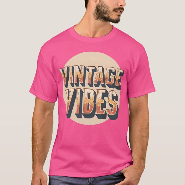 Vintage Vibes Retro 70s Aestheticee gift T-Shirt (Front)