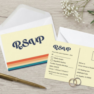 Vintage Vibes RSVP Card