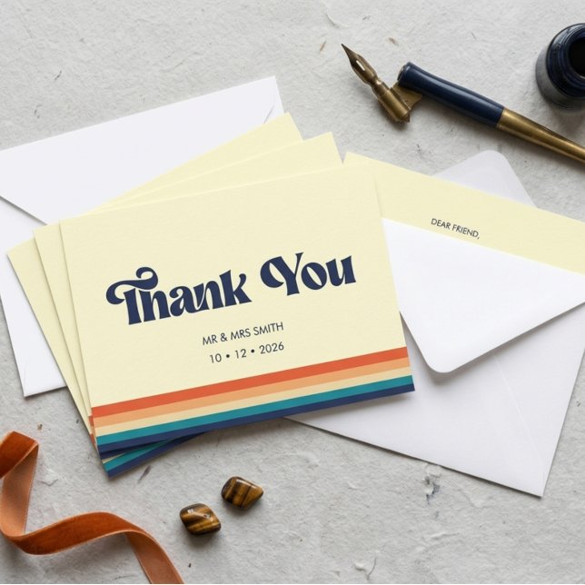 Vintage Vibes Thank You Card (Creator Uploaded)