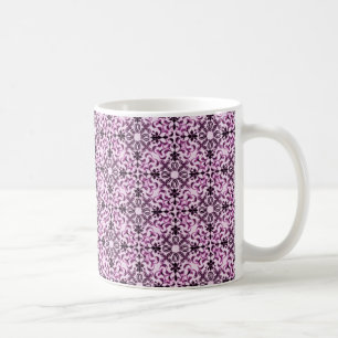 Vintage Vibrance Damask Mug, Wisteria Coffee Mug