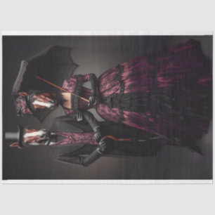 Vintage Victorian 2 Horses Decoupage Tissue Paper