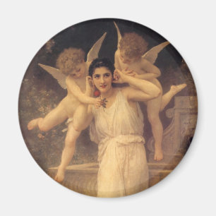 Vintage Victorian Angels, Youth by Bouguereau Magnet