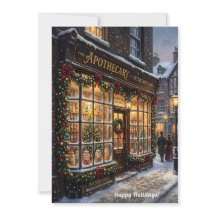 Vintage Victorian Apothecary Pharmacy Christmas