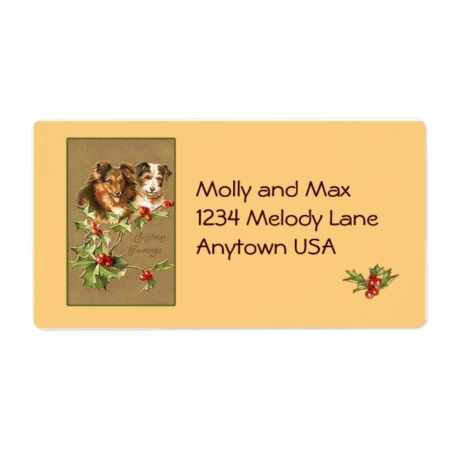 Vintage Victorian Art Address Label Stickers (Front)