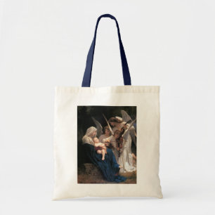 Vintage Victorian Art, Song of Angels, Bouguereau Tote Bag