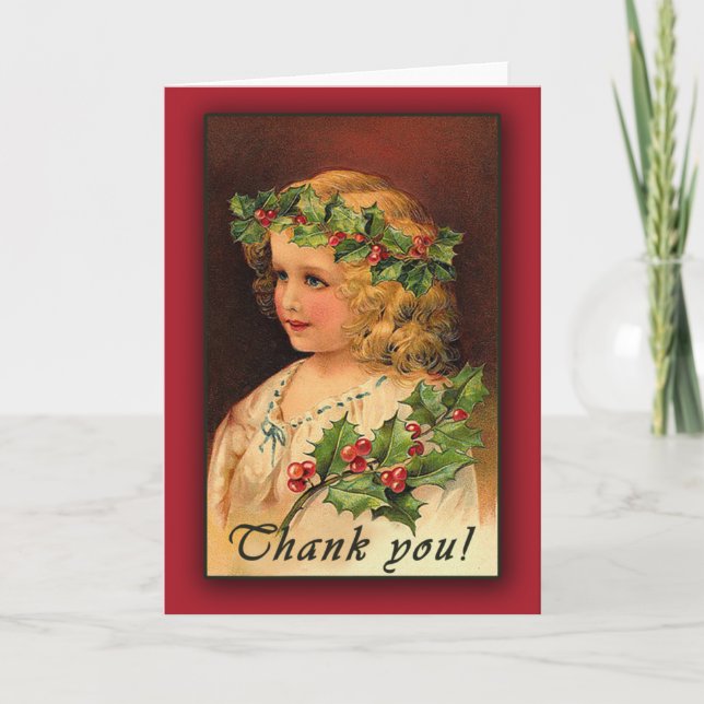 Vintage Victorian Art Thank You Cards (Front)