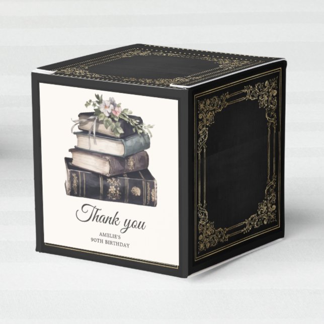 Vintage Victorian Book Birthday  Favour Box (Creator Uploaded)