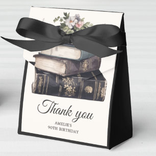 Vintage Victorian Book Birthday  Favour Box
