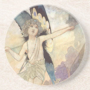 Vintage Victorian Butterfly Fairy by Robinson Coaster