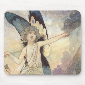 Vintage Victorian Butterfly Fairy by Robinson Mouse Pad