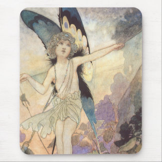 Vintage Victorian Butterfly Fairy by Robinson Mouse Pad