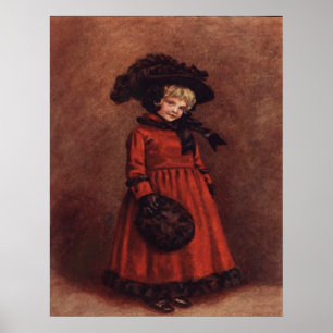 Vintage Victorian Child All Dressed Up Art Print