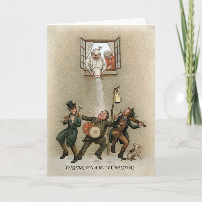 Vintage Victorian Christmas Card (Front)