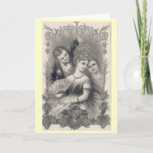 Vintage Victorian Christmas Card