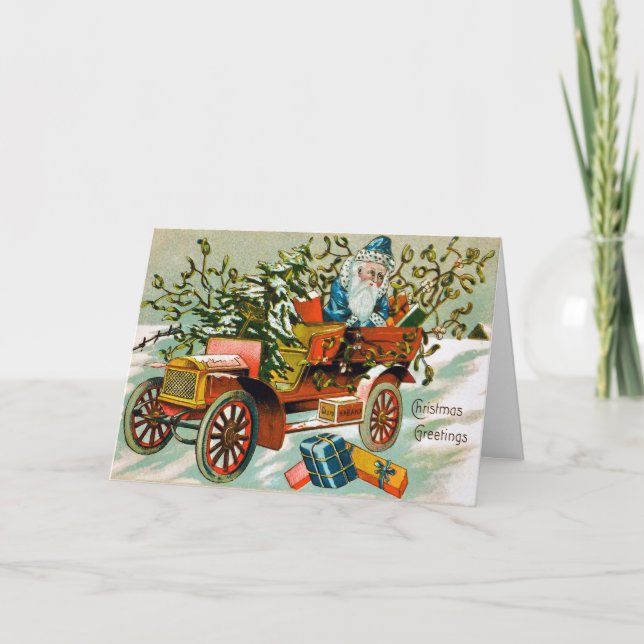 Vintage Victorian Christmas Card (Front)