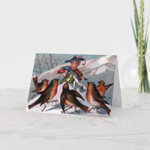 Vintage Victorian Christmas Card