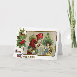 Vintage Victorian Christmas Card
