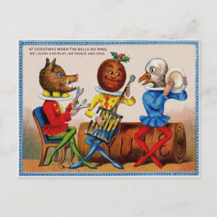 Vintage Victorian Christmas Postcard