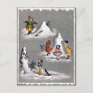 Vintage Victorian Christmas Postcard