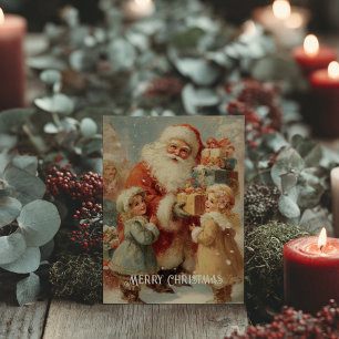 Vintage Victorian Christmas Postcard