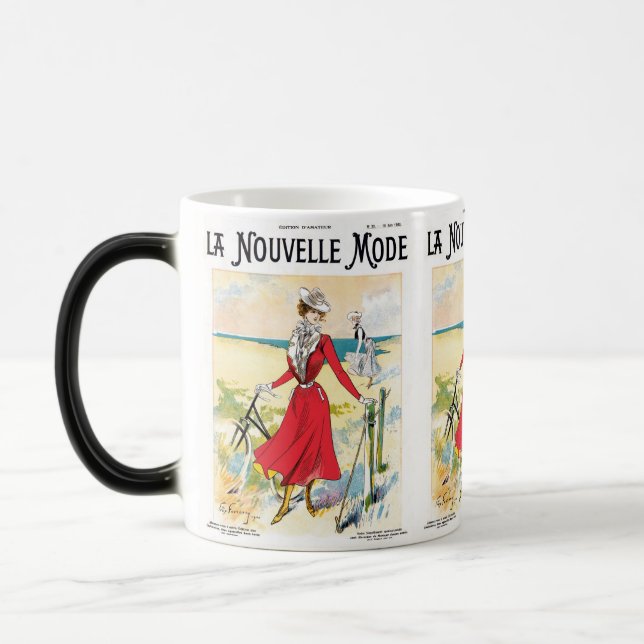 Vintage Victorian Classic Women  Magic Mug (Left)
