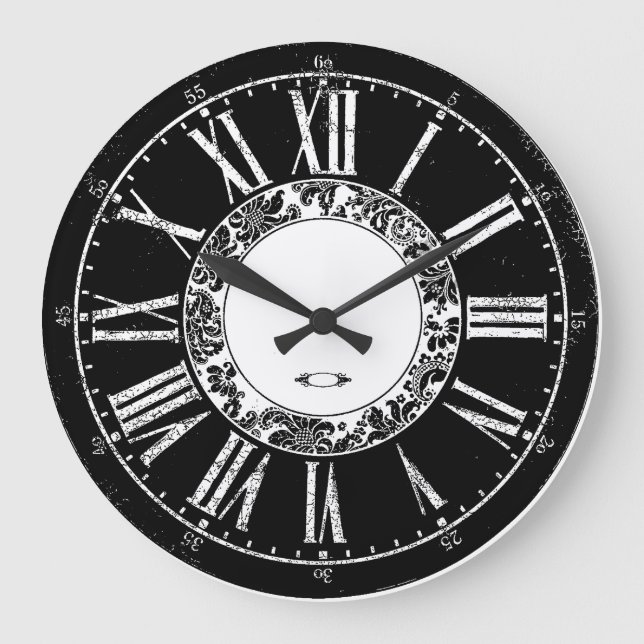 Vintage Victorian Custom Clock (Front)