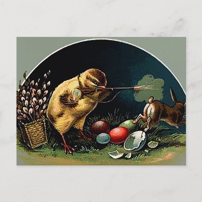 Vintage Victorian Easter Postcard (Front)