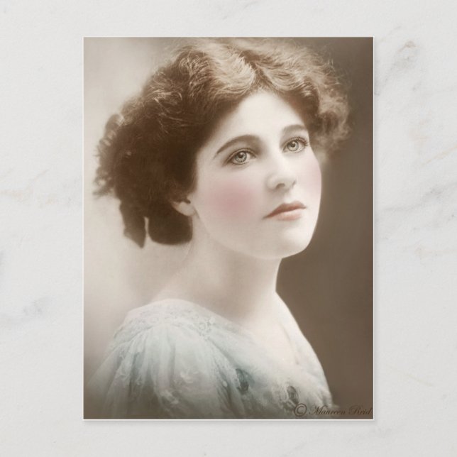 Vintage Victorian Edwardian Tinted Postcard 19 (Front)